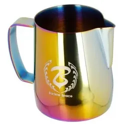 Barista Space 350 ml Regenbogen-Milchkännchen, Zubehör Kaffeemaschinen, Mehrfarbig
