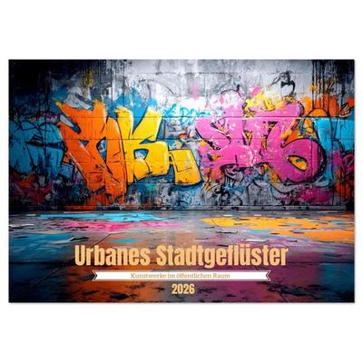 Urbanes Stadtgeflüster (Tischkalender 2026 DIN A5 quer), CALVENDO Monatskalender
