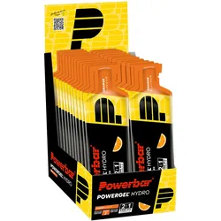 POWERBAR Energiegel Powergel Hydro Orange 67 ml | 24 Beutel Box