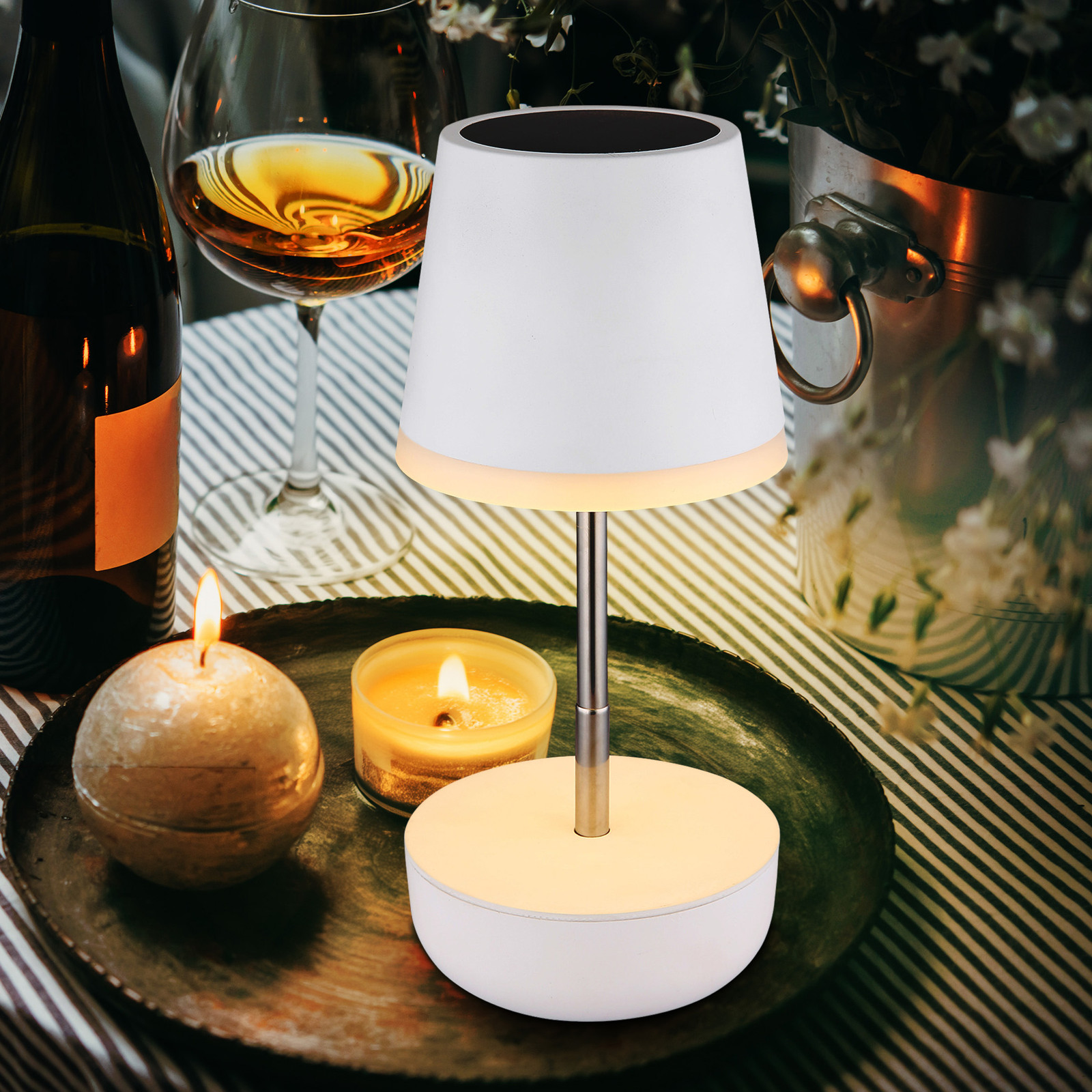 home24 Solarlamp wit Ø 11cm