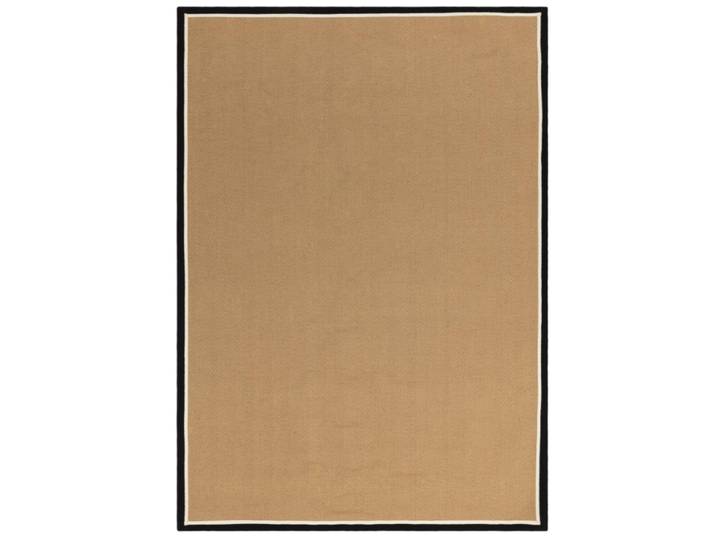 Tapis chambre et salon en jute moderne noir 200x290 cm