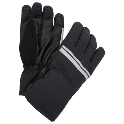 Fahrradhandschuhe VAUDE "WINTRY GLOVES", Herren, Gr. 8, schwarz, Kunstfaser, Handschuhe, für winterliche Touren und Pendler, winddichtes Außenmaterial
