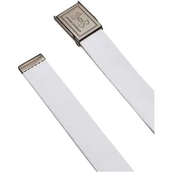 UNDER ARMOUR Drive Stretch Stoffgürtel Herren 100 - white/steel/steel