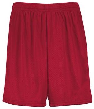 Augusta Sportswear 1850 7-Inch Modified Mesh Shorts in Scarlet size 4XL   Polyester