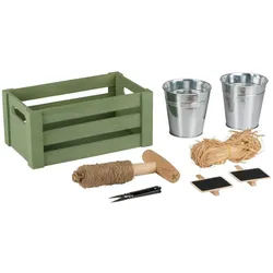 Kinzo, Gartenhandwerkzeug, Gärtnerwerkzeug Set 27x16x11,8cm