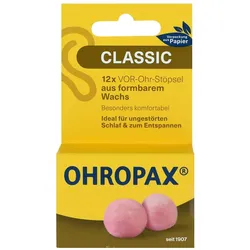 OHROPAX Classic Wachs Vor-Ohr Stöpsel 12 St