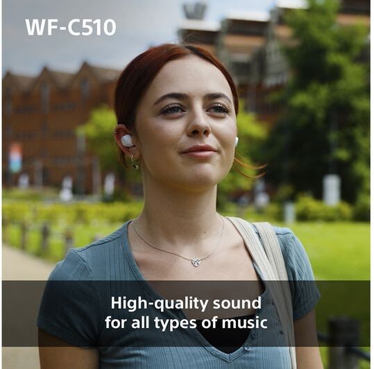 Sony WF-C510 True Wireless Earbuds - Yellow