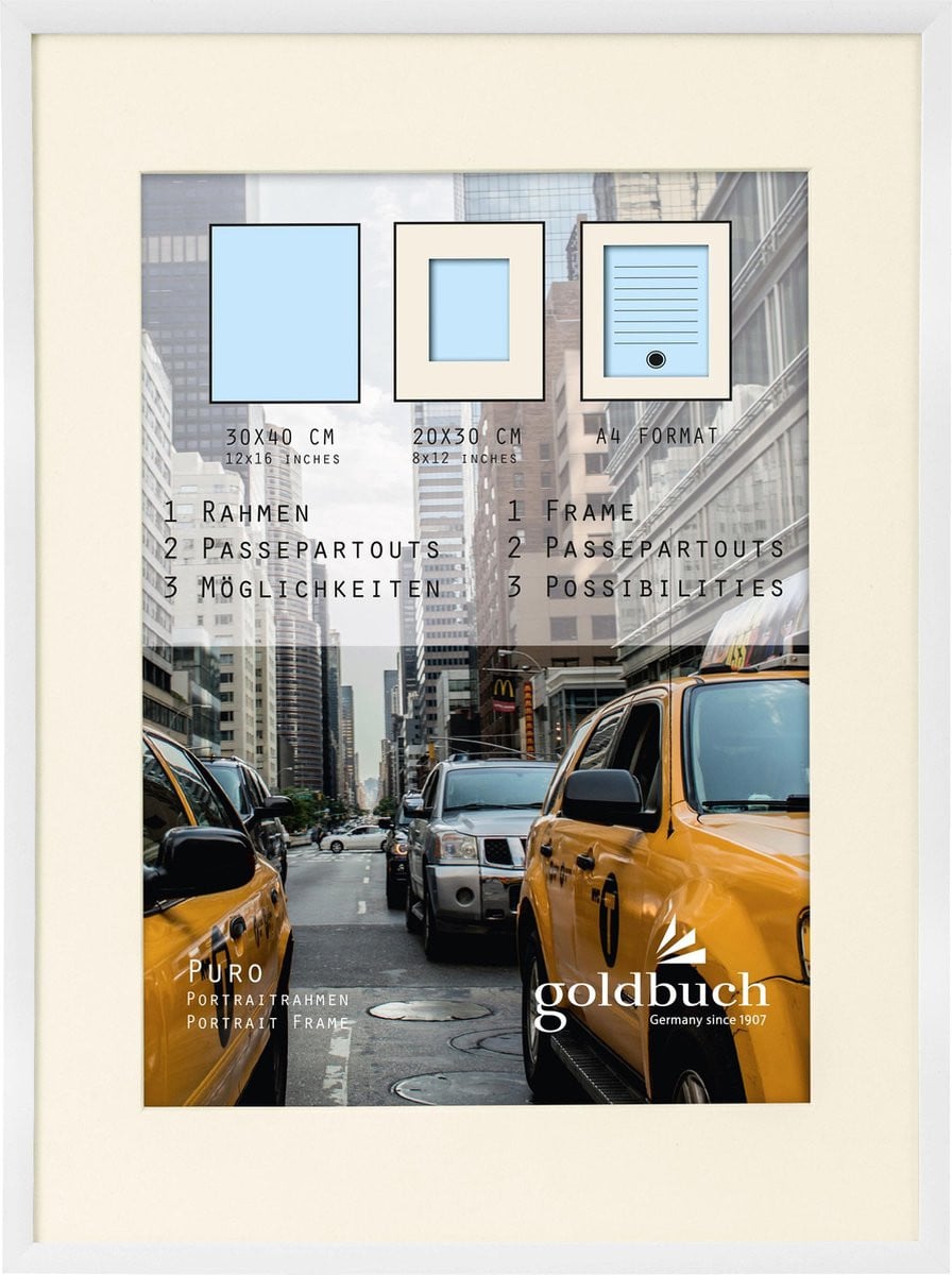 Goldbuch Fotolijst Puro Wit 20x30 cm (30x40 cm)