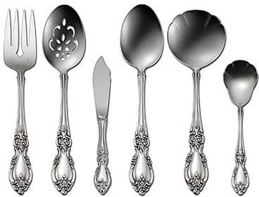 Oneida Louisiana 6 Piece Fine Flatware Serving Set