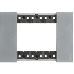 Legrand KA4803NW LivingNow Abdeckrahmen 3-modulig in der Farbausführung Moon