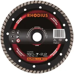 Rhodius, Sägeblatt, Diamanttrennscheibe gerade DG55 Ø 180 x 7,0 x 2,2 x 22,23mm