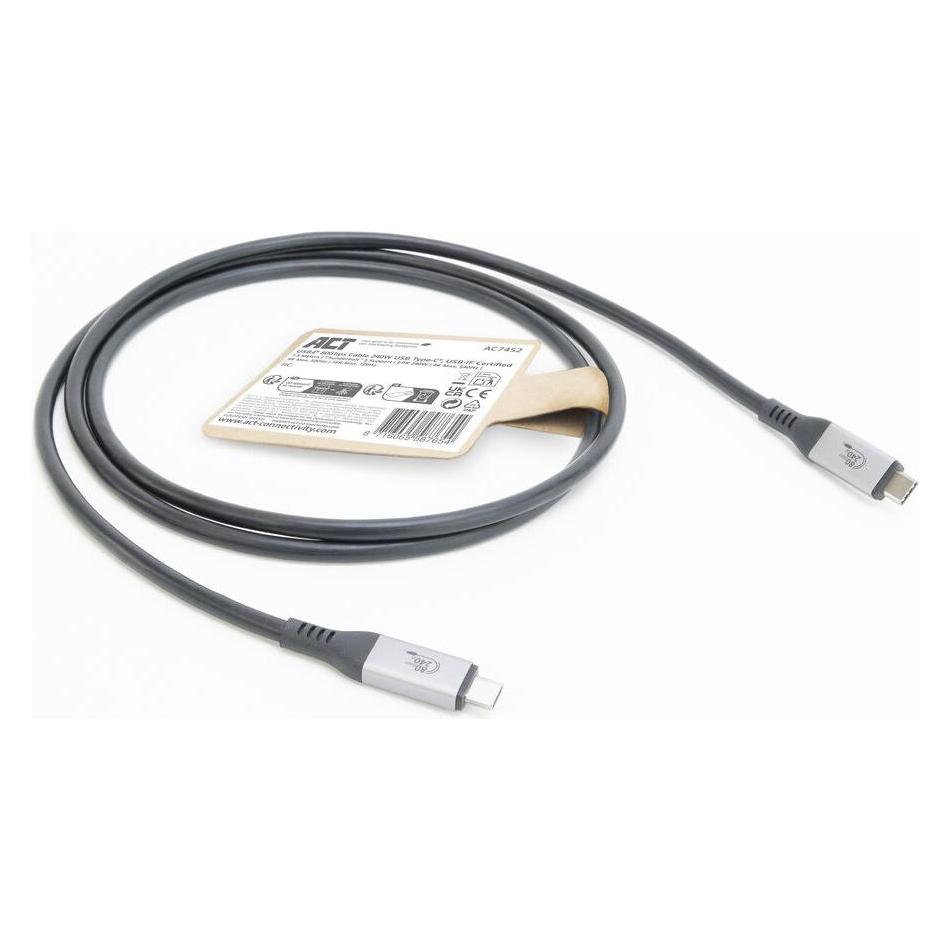 ACT USB C - USB C (1.50 m, USB 2.0, 240 W) (AC7452)