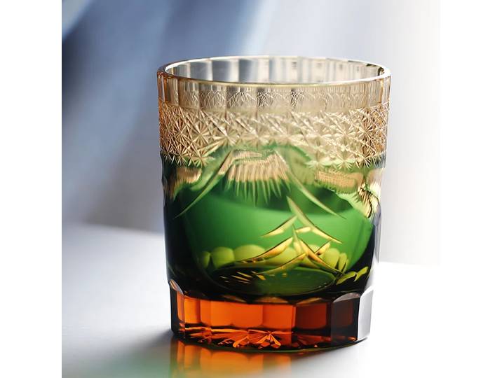 Verre à whisky créatif coupé à la main pour clair, verre à whisky en cristal