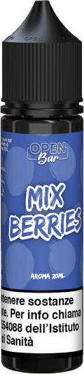Open Bar Mix Berries Liquido Shot 20ml Frutti Di Bosco Ghiaccio