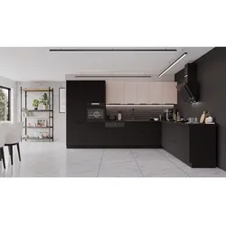 Winkelküche SIENA + ARONA 350x290 cm Küchenzeile Eckküche Küche Kaschmir Schwarz