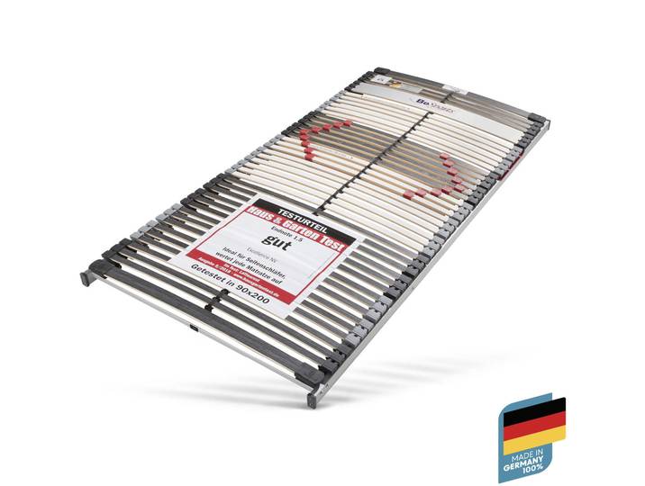 Lattenrost BESPORTS Lattenrost Excellence NV, Lattenrost in 90x200 cm und weiteren Grössen , schwarz, B:90cm H:8cm L:200cm, Lattenroste, Lattenrost, Lattenrost in 90x200 cm und weiteren Grössen, komfortabler Lattenrost