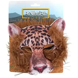 Toi-Toys 17130Z - ANIMAL WORLD Tier-Maske mit Kunstpelz