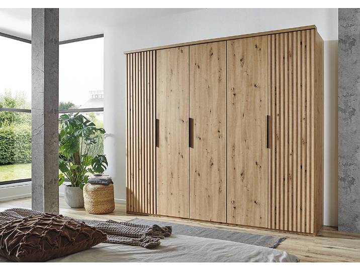Drehtürenschrank Andorra 250cm Braun/Eiche Artisan Dekor