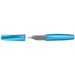 Pelikan Twist Füllhalter Frosted Blue, blau-metallic