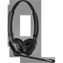 EPOS Impact D 30 Hs Duo (Kabellos), Office Headset, Schwarz