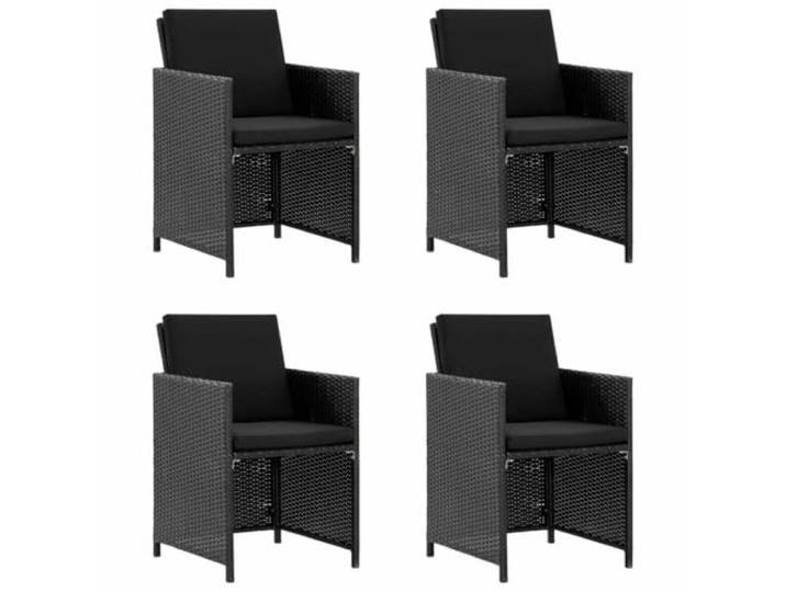 Polyrattan Fußhocker mit Kissen Stahlrahmen Wetterfest Modern Elegant Grau Garten Fußabsteller mit Kissen Grau Polyrattan für Terrasse Balkon Outdoor Sitzhocker Strapazierfähig Wetterfest