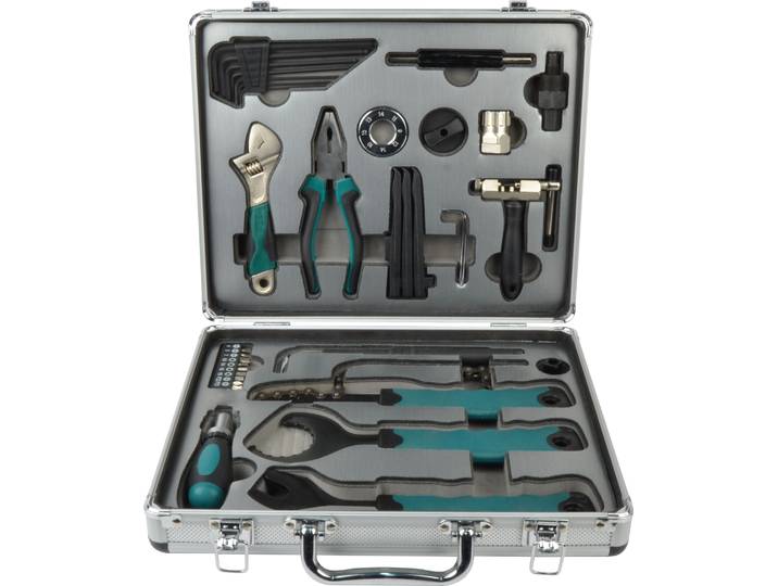 Brüder Mannesmann Jeu d'outils pour vélo\, 33 pièces ; 00650