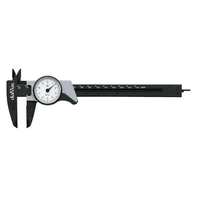 Dialmax Kunststoff-Messschieber (15 cm) (2921 Anthrazit)