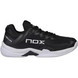 Nox, Unisex, Hallenschuhe, ML10 HEXA Padelschuhe (39), Weiss, Schwarz