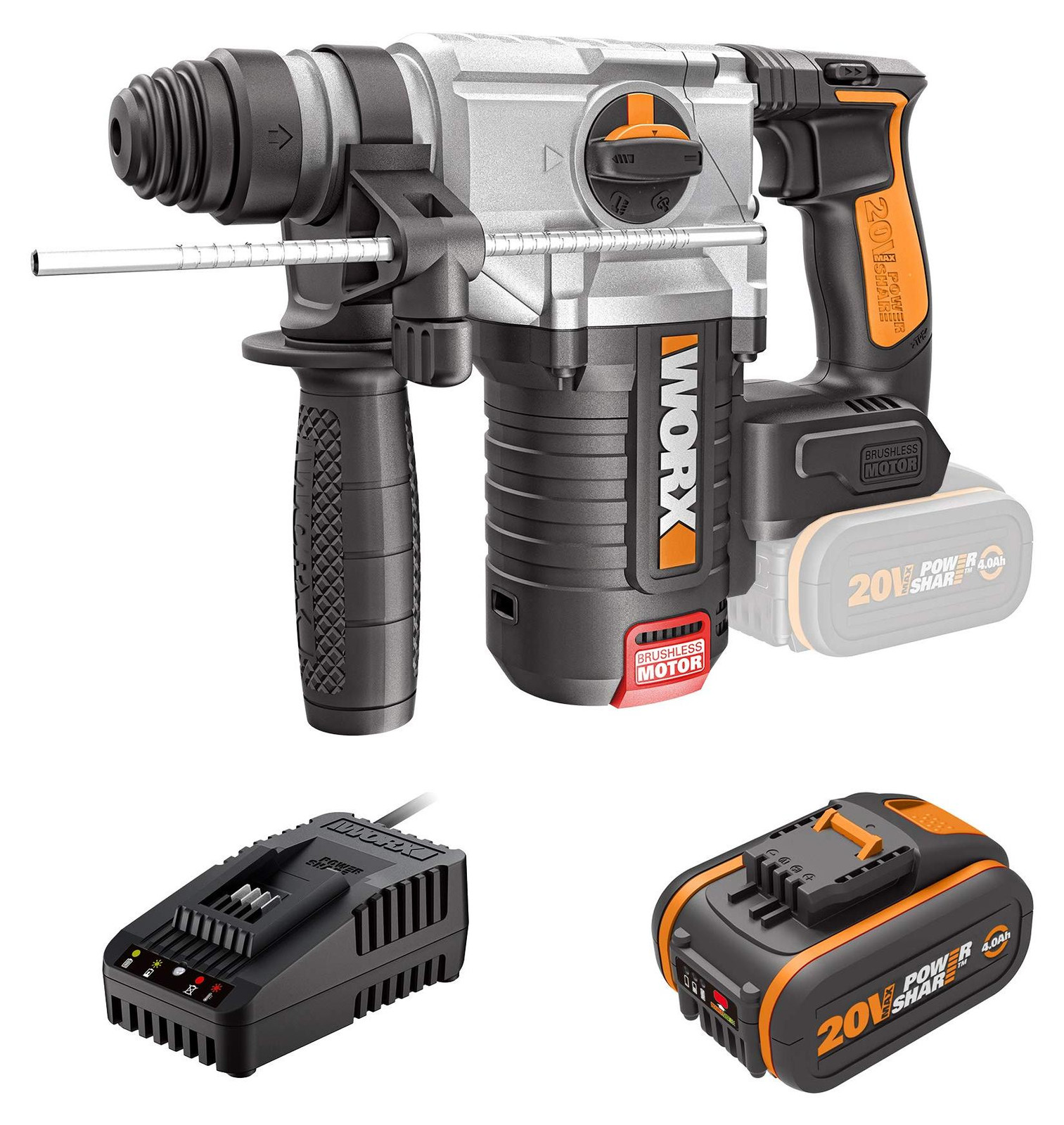 Worx WX380.1 PowerShare accuboormachine 20V