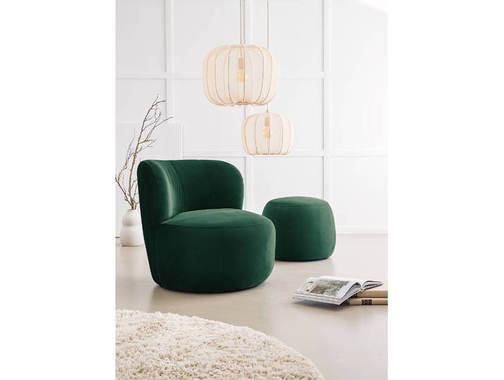 Sessel LOVELOCK Grün Samt Ravi 78 x 75 x 84cm