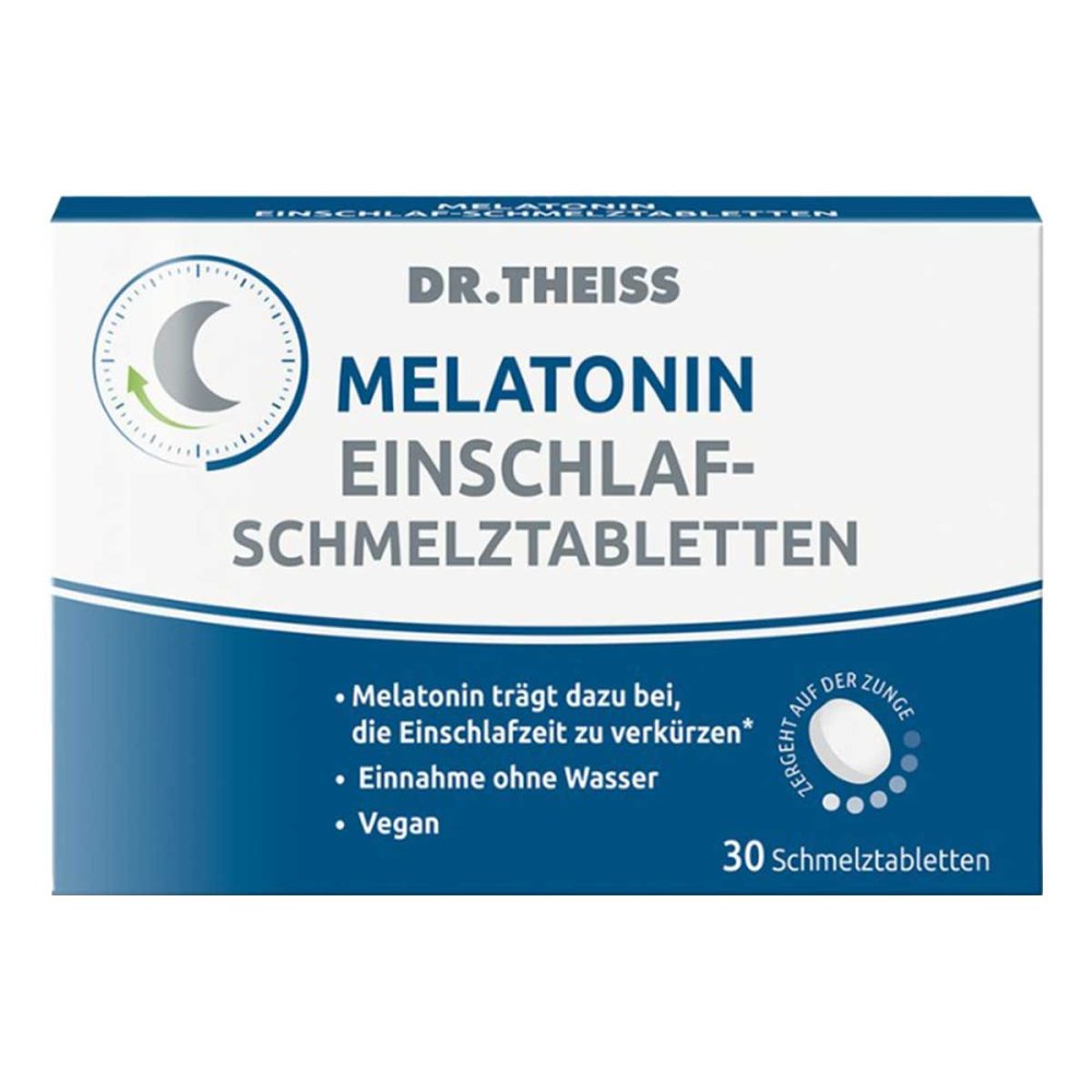 Dr. Theiss Naturwaren GmbH DR. THEISS Melatonin Einschlaf-Schmelztabletten 17212686