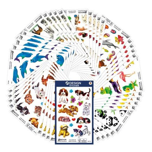 AVERY Zweckform Aufkleber-Set 59992 Tiere