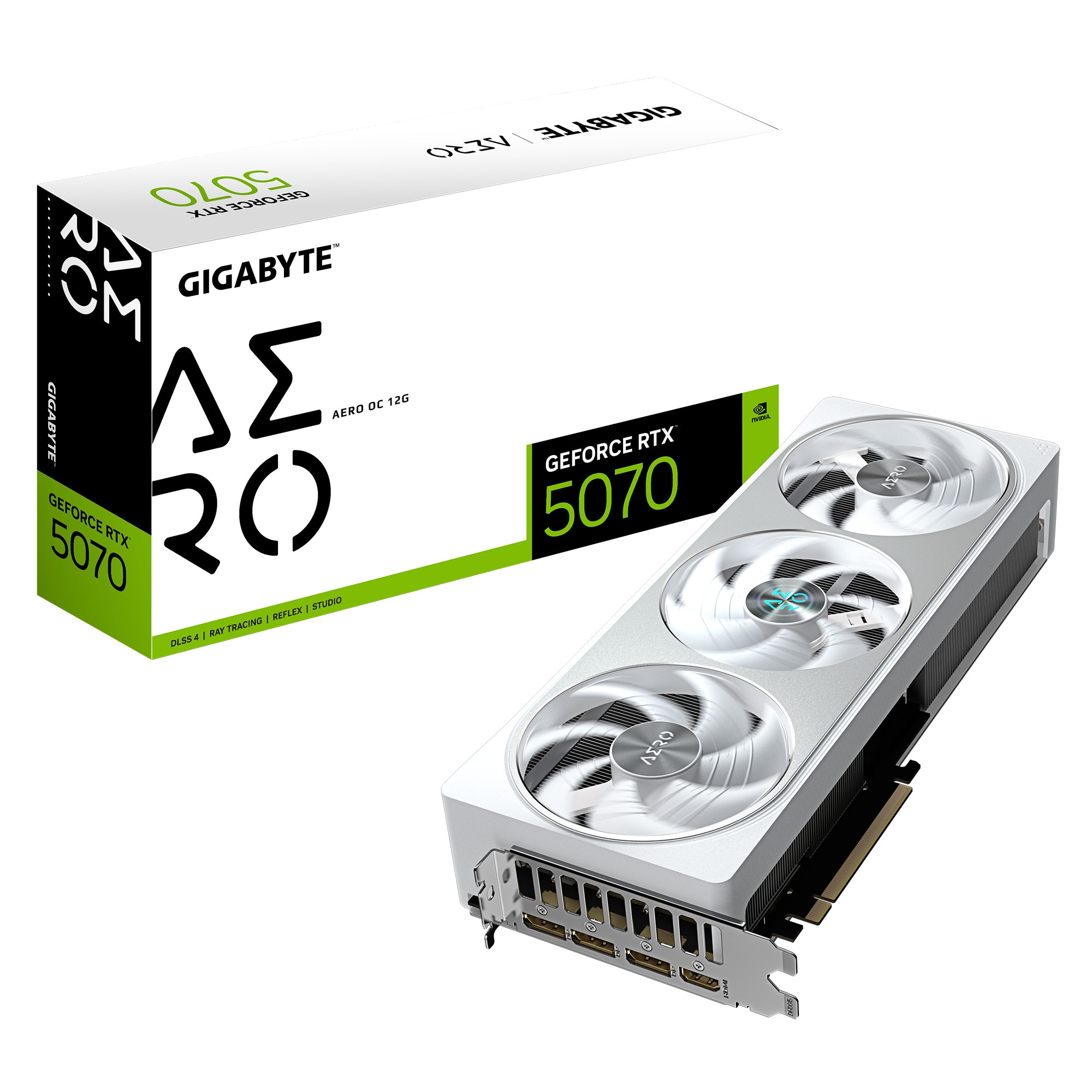 GIGABYTE GeForce RTX 5070 AERO OC Grafikkarte 12 GB