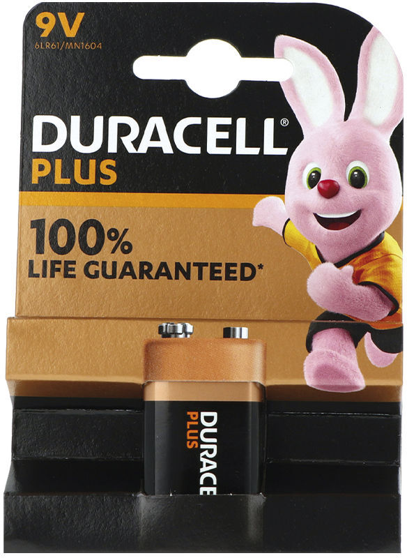 Pile Duracell Plus Power 9V 6LR61/MN1604 x 1u