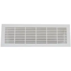 Zehnder Designgitter CLF Kunststoff weiß 330 x 110 mm