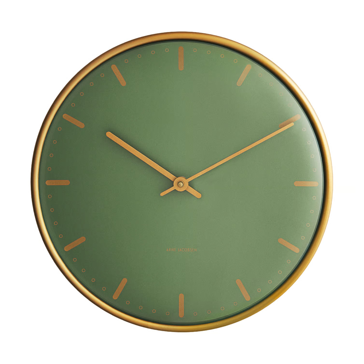Arne Jacobsen Clocks City Hall klok Groen, Ø21 cm