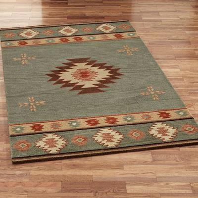 Rizzy Rugs Southwest Diamond Rectangle Rug, 3' x 5', Sage