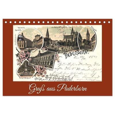 Gruß aus Paderborn (Tischkalender 2026 DIN A5 quer), CALVENDO Monatskalender