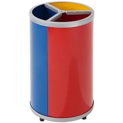 kaiserkraft Wertstoffsammelstation, Abfalleimer, Gelb, Blau, Rot