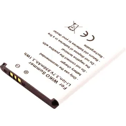 AKKU 13309 - Smartphone-Akku für WIKO-Geräte, Li-Ion, 850 mAh