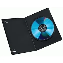 Hama DVD Slim Box 10, Black 1 Disks Schwarz