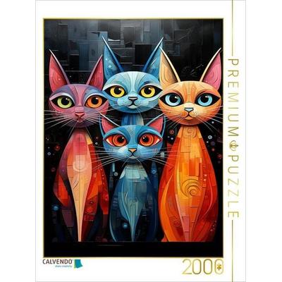 CALVENDO Puzzle Ein Motiv aus dem Kalender Abstrakt Bunt | 2000 Teile Lege-Größe 90x67cm Foto-Puzzle für glückliche Stunden, Sonstige von , Calvendo