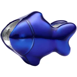 Pandora 794899C01 Mini Silber-Charm Blauer Fisch