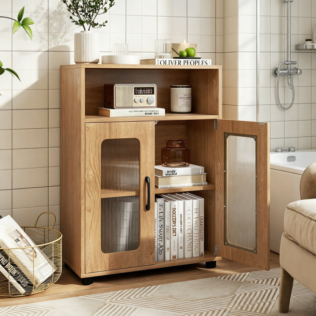 17 Stories Bathroom Storage 83cm H X 60cm W X 30cm D