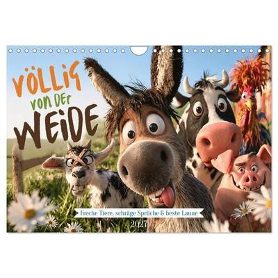 Völlig von der Weide (Wandkalender 2027 DIN A4 quer), CALVENDO Monatskalender