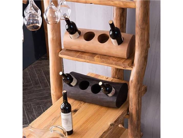 CJHFR472SG Weinhalter Origineller Weinregal-Ornament, Weinflaschen-Organizer Dekoration