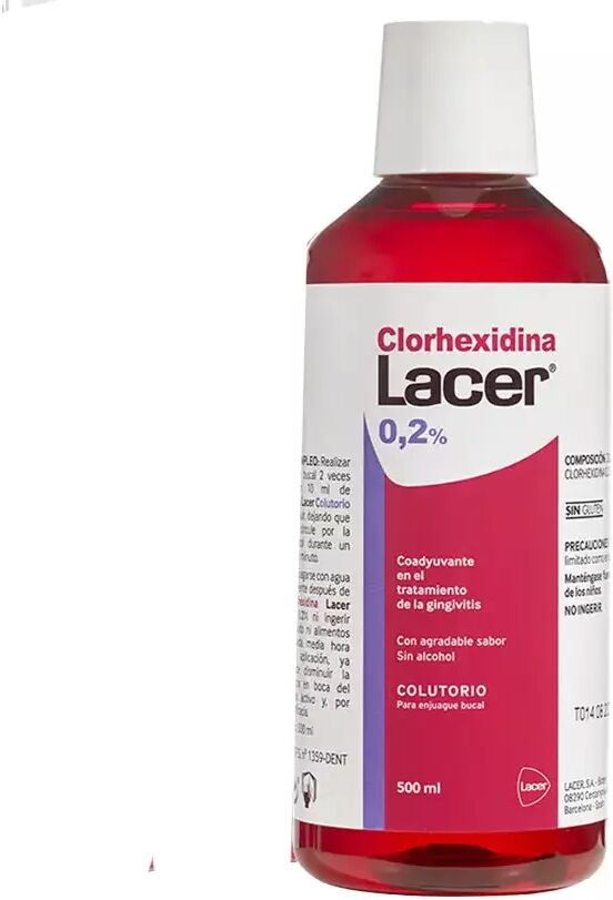 Lacer Chlorhexidine Mouthwash 0.2% 500 ml