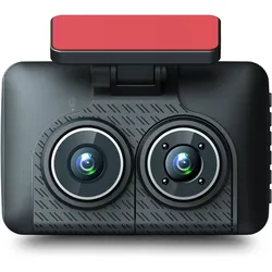 Urban Factory Doppellinsen Dashcam HD mit Display (Eingebautes Display, Full HD), Dashcam, Schwarz
