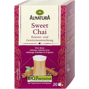 Alnatura Tee Sweet Chai, BIO, Kräuter- & Chai-Tee, 40 g, 20 Beutel
