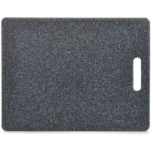 Zeller Schneidebrett 26057 aus Kunststoff, 36,5 x 27,5 x 0,8 cm, anthrazit, Granitoptik